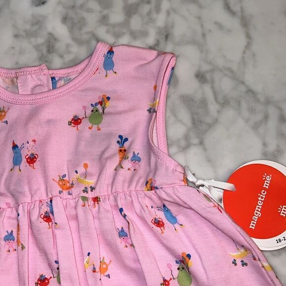 MAGNETIC ME BEET DRESS & BLOOMER SET 18/24M - Picture 5 of 7